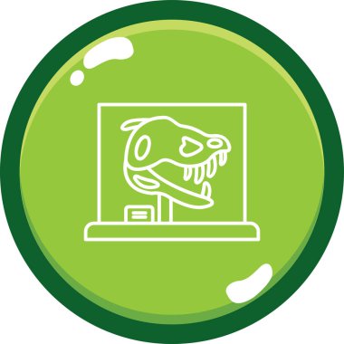 Bir köpek simgesinin vektör illüstrasyonu