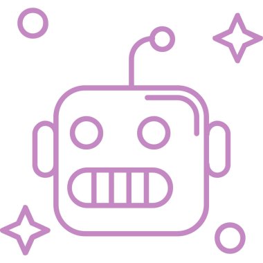 Yapay zeka robot simgesi