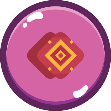 Kumarhane yonga simgesi, vektör çizimi beyaz arkaplanda izole edildi