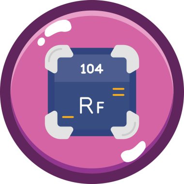 Tek bir simgenin vektör illüstrasyonu