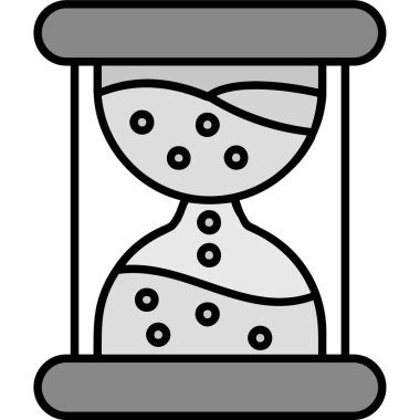 kum saati ikonu vektör illüstrasyonu