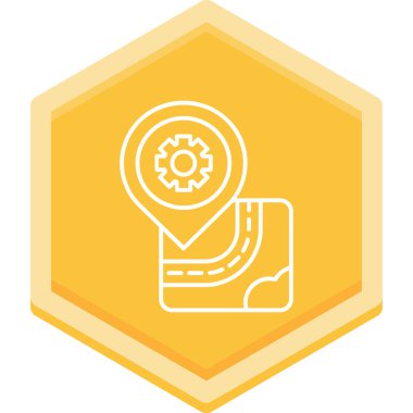 Teçhizat Web simgesi basit illüstrasyon