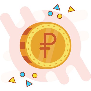 Bitcoin para birimi simgesi, vektör illüstrasyonu