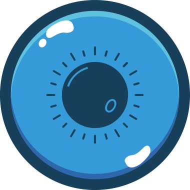 Göz. Web simgesi basit tasarım