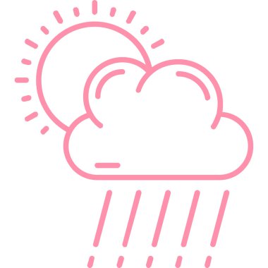 Bulut. Web simgesi basit tasarım