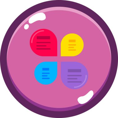 Kitap. Web simgesi basit illüstrasyon