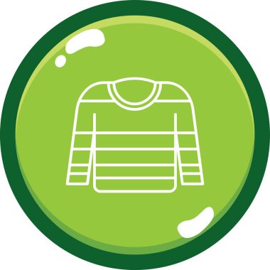 Kıyafetler. Web simgesi basit illüstrasyon