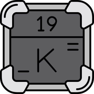 Bir harf simgesinin vektör illüstrasyonu