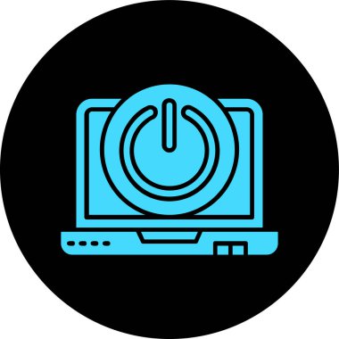 vektör dizüstü simgesi illüstrasyonu