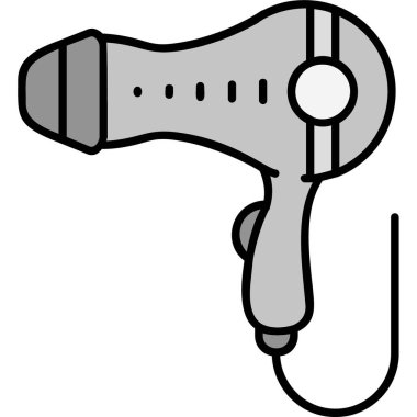 Kurutma makinesi simgesi. Basit tasarım