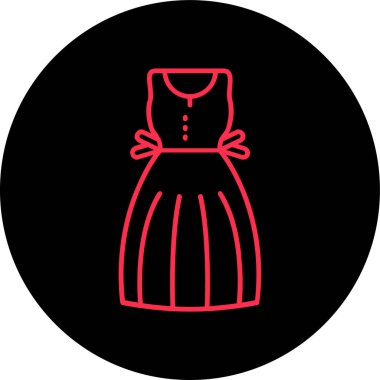 kadın simge vektör illüstrasyonu