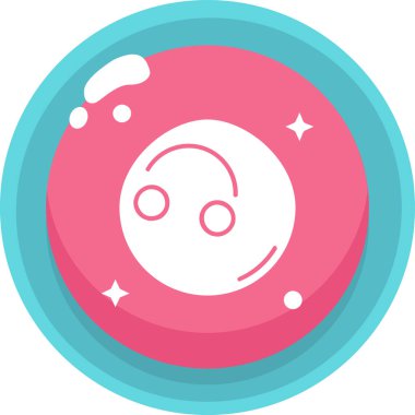 bebek emziği simgesi düz stil