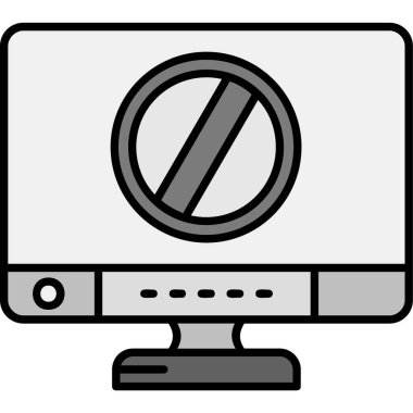 bilgisayar simgesi vektör illüstrasyonu