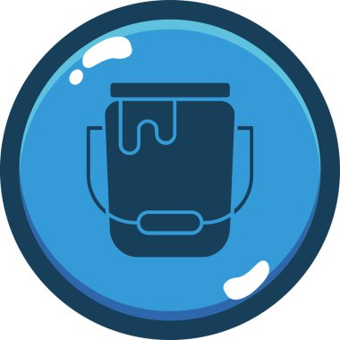 Su simgesinin vektör illüstrasyonu