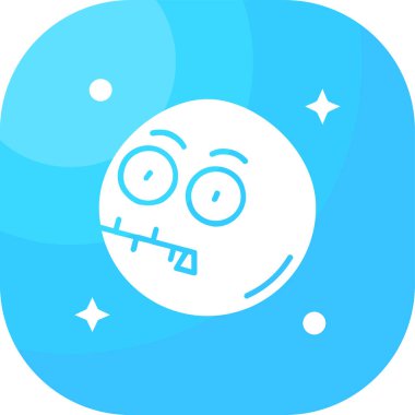 Çizgi film uydusunun vektör çizimi