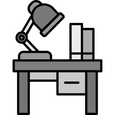 masa simgesi vektör illüstrasyonu