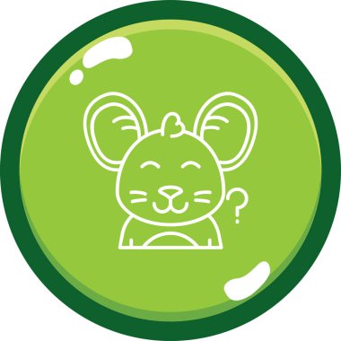 hayvan çizgi film temalı vektör illüstrasyonu