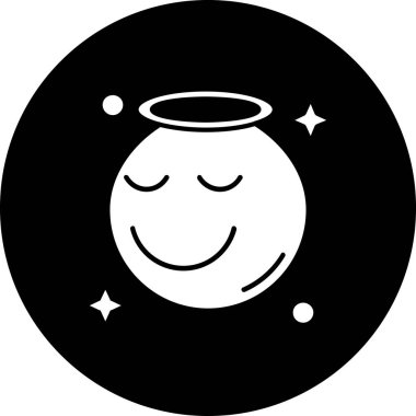 Ay simgesinin vektör illüstrasyonu