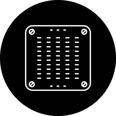 Modern bir binanın vektör simgesi