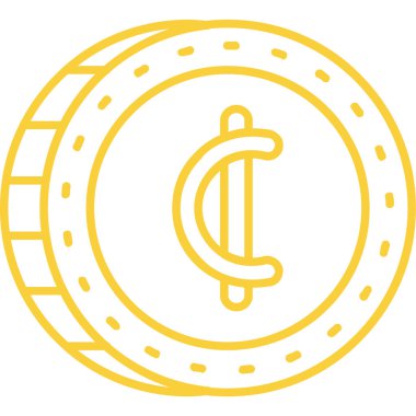 Para ikonu. vektör illüstrasyonu