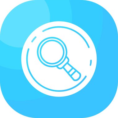 büyütme cam vektör simgesi