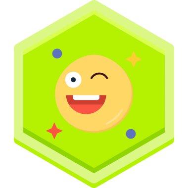 Mutlu gülümseme ifadeleri, düz tasarım, vektör çizimi.