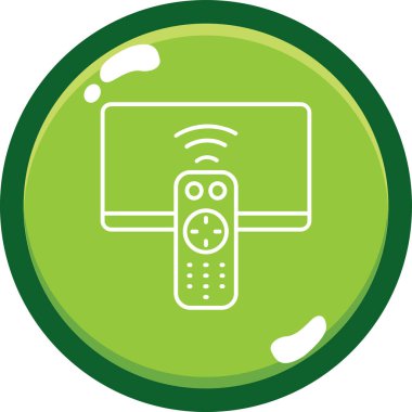 Modern bir simgenin vektör illüstrasyonu