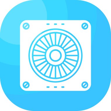 fan simgesi vektör illüstrasyonu