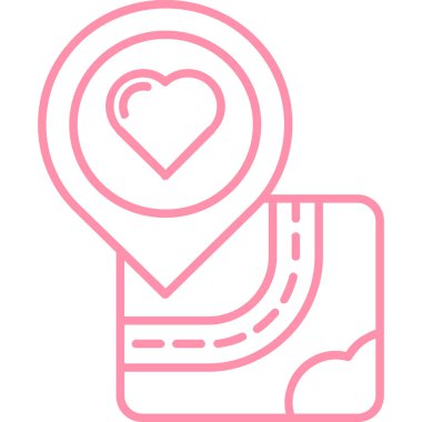 Haritalardaki harita konumu simgesi - navigasyon kategorisi