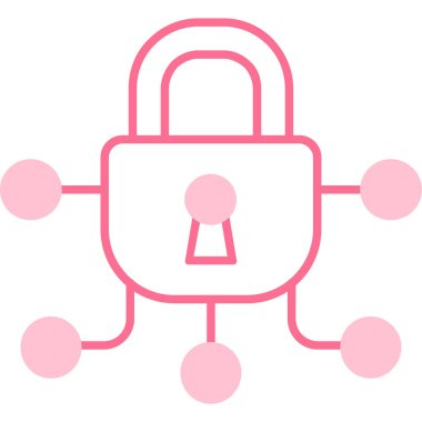 ikon vektör illüstrasyonunu kilitle