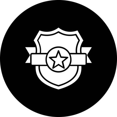 Rozet simge vektör çizim