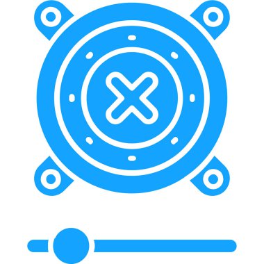 Mavi ve beyaz rengin vektör illüstrasyonu