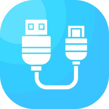 kablo dolgu vektörü simgesi