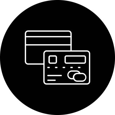 kart simge vektör çizim