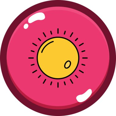 top simgesi, vektör illüstrasyonu