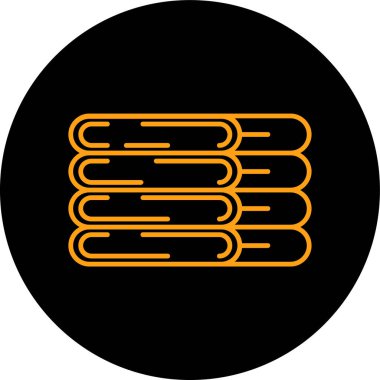 Vektör yiyecek ve sağlık simgesi