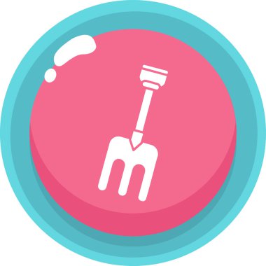 Fırça simgesi vektör illüstrasyonu