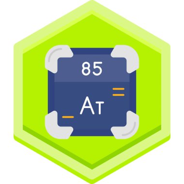 Beyaz arkaplanda 6 numaralı bir simgenin tek bir simgesinin vektör çizimi