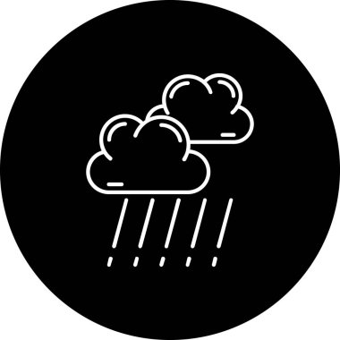 Bulut. Web simgesi basit tasarım