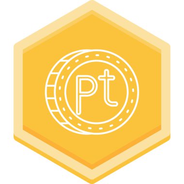 Para simgesinin vektör illüstrasyonu