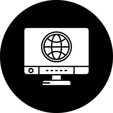 seo modern simgesinin vektör illüstrasyonu