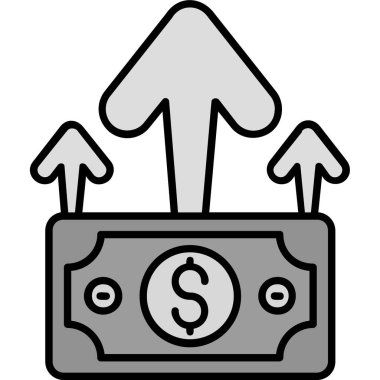 Dolar çanta para simgesi