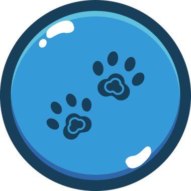 Evde beslenen hayvan yiyecek vektör simgesi