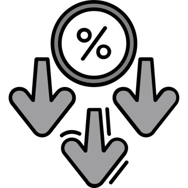 İndirim yüzde ikonu