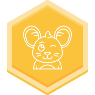 hayvan simgesi vektör illüstrasyonu