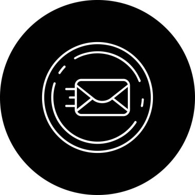 vektör posta simgesi illüstrasyonu