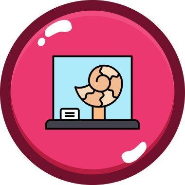 bir fincan kahve vektörü illüstrasyon tasarımlı dizüstü bilgisayar