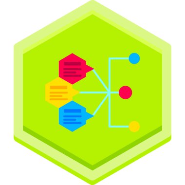 İş diyagramı vektör çizim