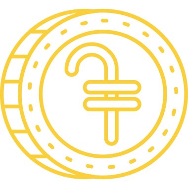 Bir zincir zincirinin vektör çizimi