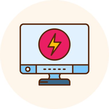 pil simgesi çizimi olan dizüstü bilgisayar